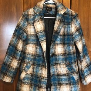 Plaid Blazer purchased from local boutique. NWOT